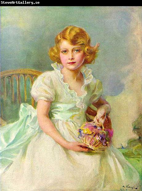 Philip Alexius de Laszlo Princess Elizabeth of York, currently Queen Elizabeth II of the United Kingdom, painted when she was seven years ol